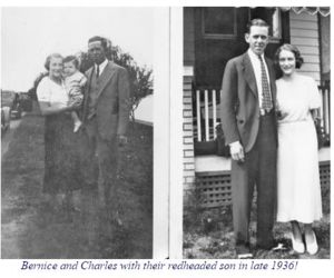 Bernice Lucille Cator Hill and Charles Thomas Cator with son Pat