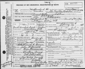 Kate McDonald-Benner death certificate