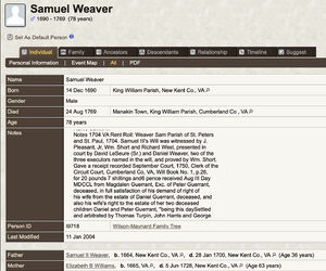 Samuel Weaver Image 1