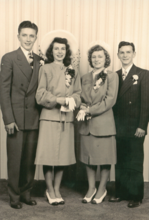 William and Iva Rose Tarr & Dorothy and Jim Highfield Double Wedding