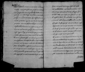 Last will and testament Maria Van Wijk :  page 2 and 3