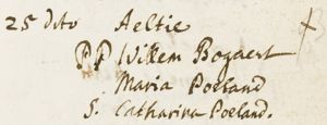 Aeltie Bogaert (1709-1760) Baptism Record