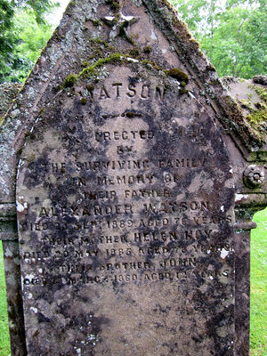 Watson Headstone