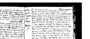 Charles Barbeau marriage to Appoline Manseau November 24, 1817. He is listed as Barbeau. His parents Michel Barbeau and Josephte Cote are listed.