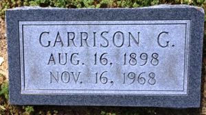 Long, Garrison G. Grave Marker