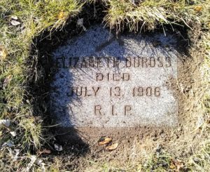 Elizabeth Cleary Duross gravestone