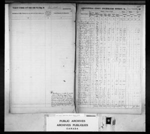 1851 Census of Canada, Norfolk, Windham, Ontario - Agriculture