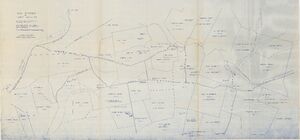 Haggard Home (bottom right corner) Location on 1784 Map of Bush Settlement