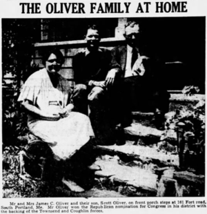 The Oliver Family at Home
