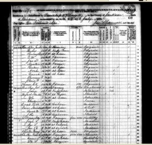 Hackler Family in Missouri 1870
