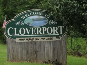 Cloverport Town Sign