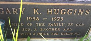 Gary K Huggins Headstone