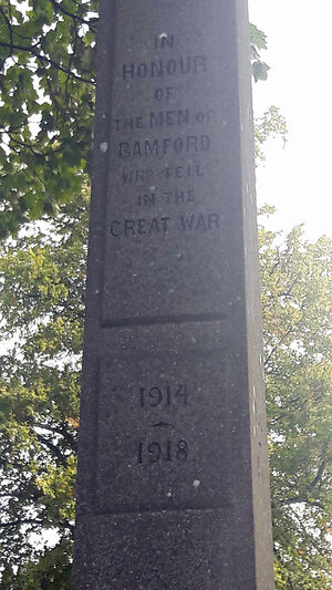 Bamford War Memorial