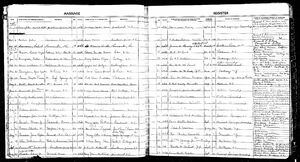 James Clifton Brown and Mary Williams Emerson marriage record