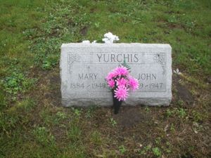 Grave of John Sr and Mary Yurchis