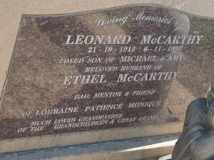 Ethel & Leonard McCarthy