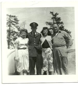 Lewis Shaffer on the right.  The picture says Max, Judith, mom and dad Stark.