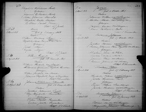 Victoria West Baptisms, 9 Feb to 12 Apr 1868