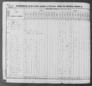1830 US Census   Justus Brockway Jr.