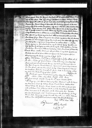 Will of John White page 2