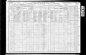 Census 1910 Fourth Township, Contra Costa, California, USA