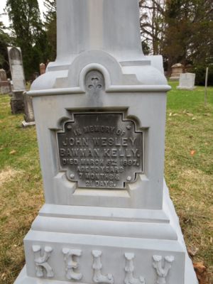 John Wesley Bowman Kelly grave