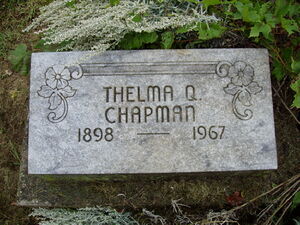 HEADSTON - THELMA MADGE (QUINLAN) CHAPMAN