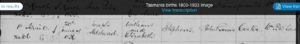 Joseph Adshead Stephens Birth Register