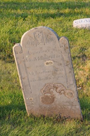 Gravestone of Martha Fisk Allin