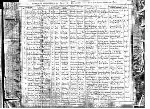 Howland Russell & Katharine Thayer Marriage Record