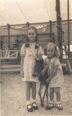 Patricia Adams with younger sister Hilary