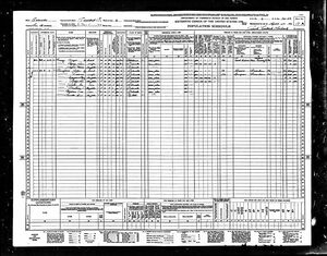 John Bergamo & Francesca Passarelli MR - 1940 Federal Census