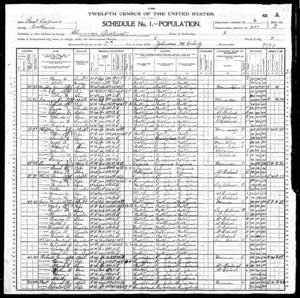 Daniel N Connoly  in the 1900 United States Federal Census