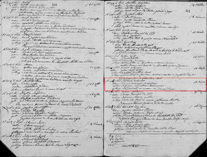 Baptism register 1792