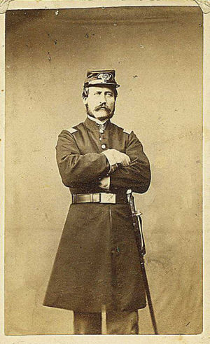 Chas B. Spencer in Civil War Uniform