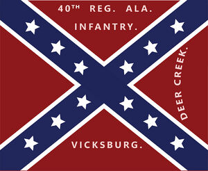 40th Alabama Infantry Regiment Flag