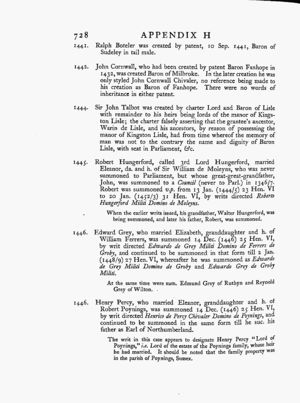 Peerage of the United Kingdom and Ireland, Volumes I-IV