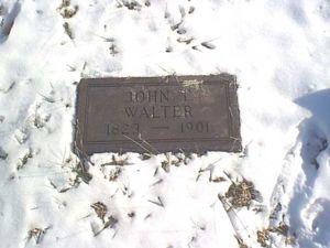 Grave Marker - John T. Walter
