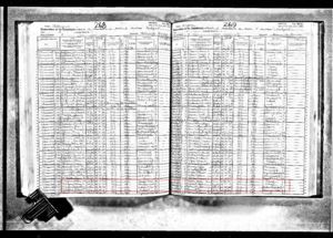 William G Morgan family, 1925 census