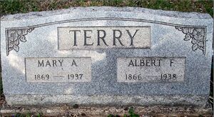 Mary Angeline Taylor Terry - Burial