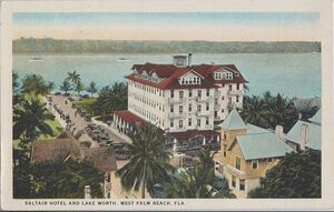 1920's postcard showing the Salt Air Hotel