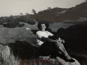 Arline on Mt. Diablo 1948