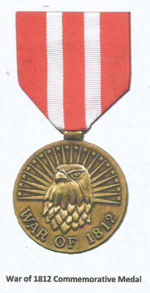 War of 1812 Commemorative Medal