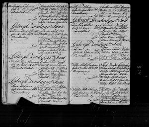 Record of baptism for HAH Gildenhuijs