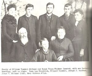 William Trammel Hickman family portrait