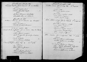 Baptisms III. 1826-1829. -- IV. 1827-1829. -- V. 1829. 