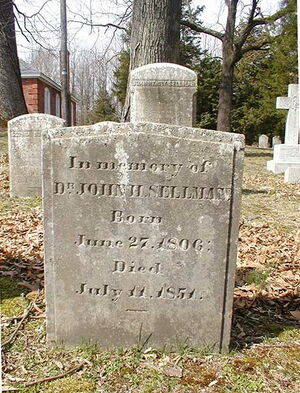 John H. Sellman gravemarker 