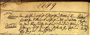 Birth Record - Catrina