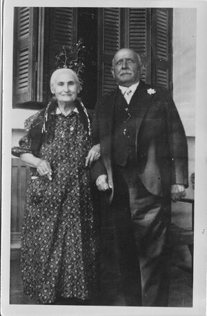 Alfred Charnaud & his wife born Elise Icard