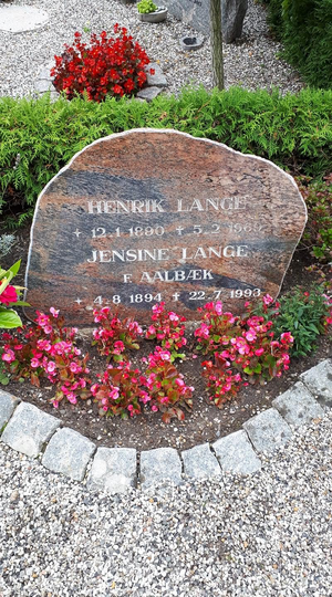 Henrik and Jensine Lange